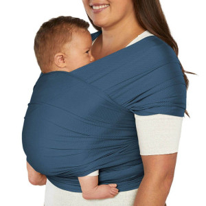 Echarpe de Portage Aura Mesh "Bleu Marine" Ergobaby
