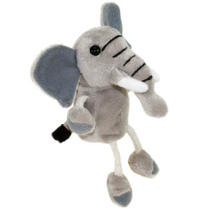 Marionnette à doigt "Elephant" (1 an et +) The Puppet Company
