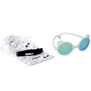 Lunettes de soleil bébé (0-12 mois) Ourson "Vert Amande" kietla