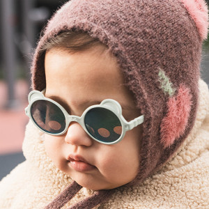 Lunettes de soleil bébé (0-12 mois) Ourson "Vert Amande" kietla