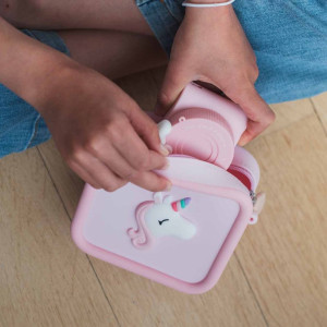 Sac de protection en silicone "Licorne" The Zoo Family