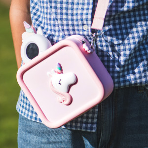 Sac de protection en silicone "Licorne" The Zoo Family