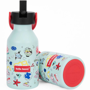 Gourde enfant en inox isotherme (350 ml) "Ocean Lover" Hello Hossy