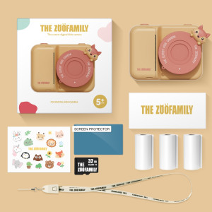 Appareil photo numérique enfant Zoo Print "Renard" (5-11 ans) The Zoo Family