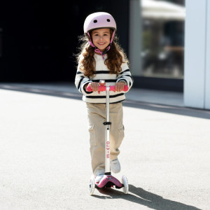 Trottinette 3 roues Mini Micro Deluxe avec roues LED Glitter "Rose" (2-6 ans)