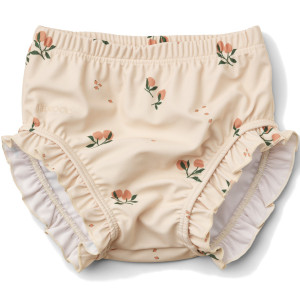 Culotte de bain bébé fille anti-UV Mila "Pêches" Liewood