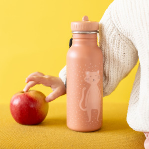 Gourde enfant en inox (500 ml) "Mrs Chat" Trixie Baby