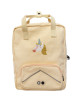 Cartable / Sac à dos enfant A4 (34 cm) en coton hydrofuge "Mrs Licorne"