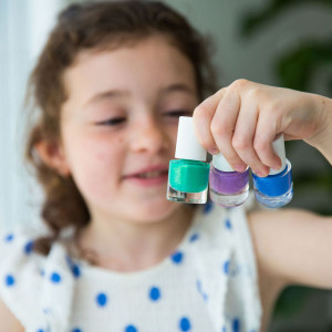 Coffret 3 vernis à ongles enfant "Aurore Boréale" + Lime offerte Namaki