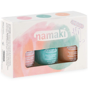 Coffret 3 vernis à ongles enfant "Délices d'été" + lime offerte Namaki