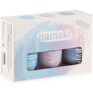 Coffret 3 vernis à ongles enfant "Douceurs givrées" + lime offerte Namaki