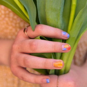 Coffret 3 vernis à ongles enfant "Soleil couchant" + lime offerte Namaki