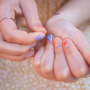 Coffret 3 vernis à ongles enfant "Soleil couchant" + lime offerte Namaki