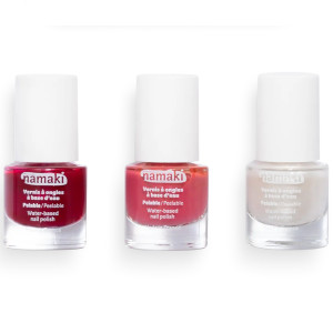 Coffret 3 vernis à ongles enfant "Sorbets fruités" + lime offerte Namaki