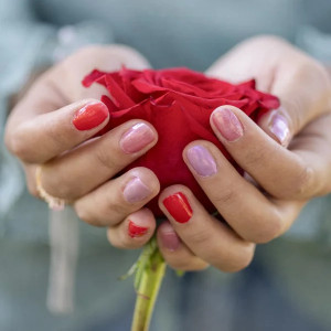 Coffret 3 vernis à ongles enfant "Roses Eternelles" + lime offerte Namaki