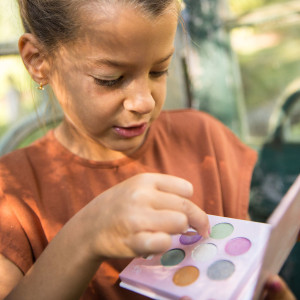 Palette 7 fards à paupières enfant BIO "Jour" Namaki