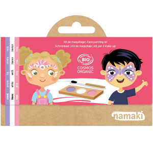 Palette de Déguisement enfant BIO 3 fards "Fée & Papillon" Namaki