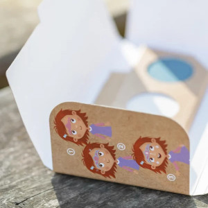 Palette de Déguisement enfant BIO 3 fards "Fée & Papillon" Namaki