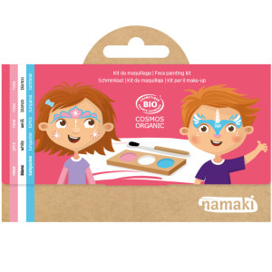 Palette de Déguisement enfant BIO 3 fards "Princesse & Licorne" Namaki