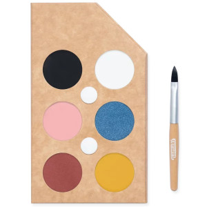 Palette de Déguisement enfant BIO 6 fards "Arc-en-Ciel" Namaki