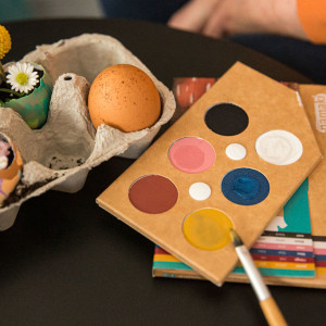 Palette de Déguisement enfant BIO 6 fards "Arc-en-Ciel" Namaki