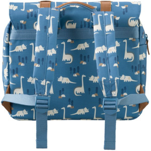 Cartable fille et garçon pour maternelle et CP (A4) en PET recyclé "Dino" Fresk