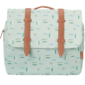 Cartable fille et garçon pour maternelle et CP (A4) en PET recyclé "Surf Boy" Fresk