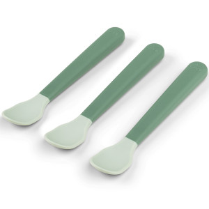 Set de 3 cuillères Easygrip Foodie "Vert" (4 mois et +) Done by Deer