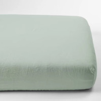 Drap housse 70x140 en Satin de coton bio "Tilleul"