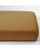 Drap housse 70x140 en Satin de coton bio "Ambre"