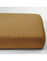Drap housse 70x140 en Satin de coton bio "Ambre"