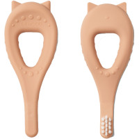 Brosses à dents bébé en silicone Janelle "Tuscany Rose" (x2) Liewood