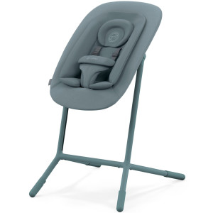 Chaise Haute évolutive bébé en bois LEMO 4-in-1 "Stone Blue" Cybex