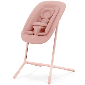 Chaise Haute bébé évolutive en bois LEMO 4-in-1 "Pearl Pink" Cybex