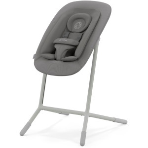 Chaise Haute bébé évolutive en bois LEMO 4-in-1 "Suede Grey" Cybex