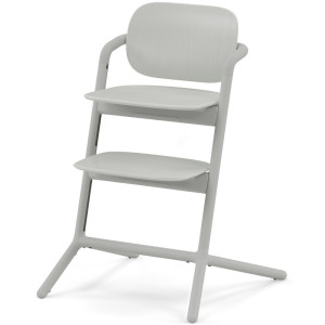 Chaise Haute bébé évolutive en bois LEMO 4-in-1 "Suede Grey" Cybex