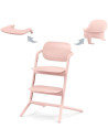 Chaise Haute bébé évolutive en bois LEMO "Pearl Pink" 3-in-1 
