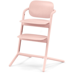  Chaise Haute bébé évolutive en bois LEMO 3-in-1 "Pearl Pink" Cybex