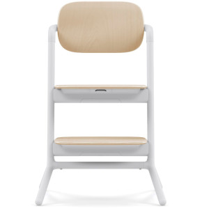  Chaise Haute bébé évolutive en bois LEMO 3-in-1 "Sand White" Cybex