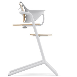 Chaise Haute bébé évolutive en bois LEMO 3-in-1 "Sand White" Cybex