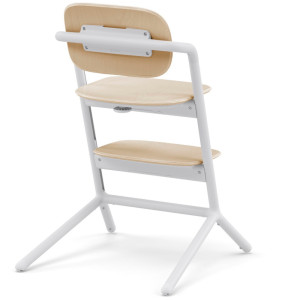  Chaise Haute bébé évolutive en bois LEMO 3-in-1 "Sand White" Cybex