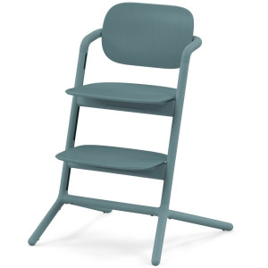  Chaise Haute bébé évolutive en bois LEMO 3-in-1 "Stone Blue" Cybex