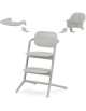 Chaise Haute évolutive 3-in-1 en bois LEMO "Suede Grey"