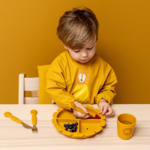Assiette compartimentée avec ventouse en silicone "Mr Lion" Trixie