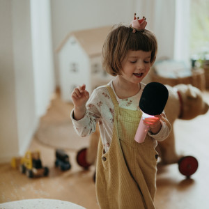 Micro Karaoké enfant Kidymic "Rose" (3-12 ans) Kidywolf