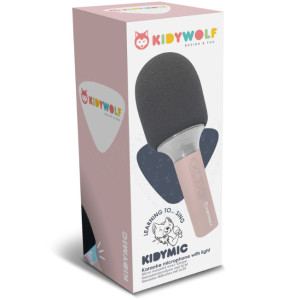 Micro Karaoké enfant Kidymic "Rose" (3-12 ans) Kidywolf