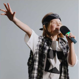 Micro Karaoké enfant Kidymic "Bleu" Kidywolf