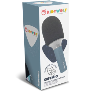 Micro Karaoké enfant Kidymic "Bleu" Kidywolf