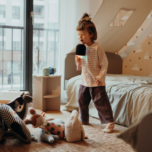 Micro Karaoké enfant Kidymic "Bleu" Kidywolf