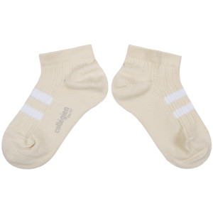 Chaussettes ultra-courtes rayées enfant Maé "Doux Agneaux" Collégien